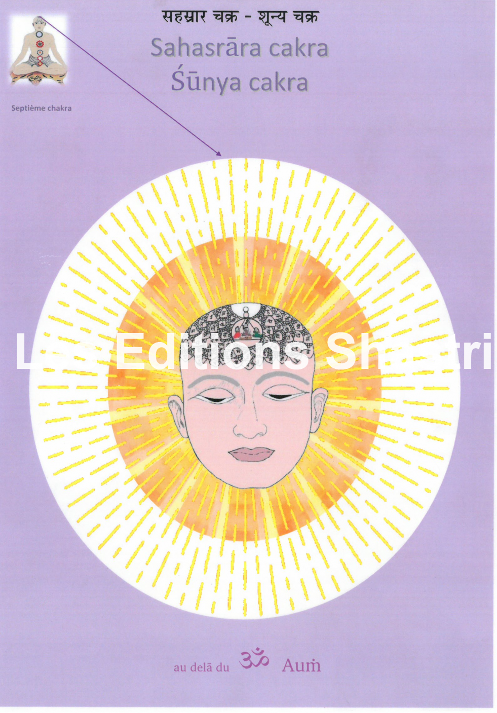 Planche du 7ème Chakra : Sahasrara – Sunya chakra (P014)